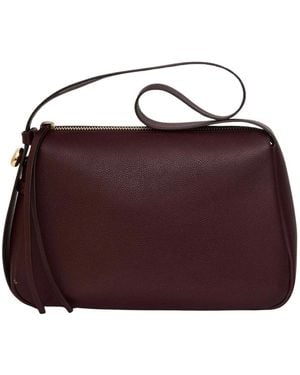 Tory Burch Tassen ,Rood ,Leer Romy Schoudertas - Paars