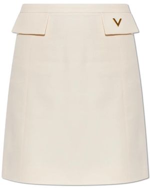 Valentino Garavani Short Skirts - Neutro
