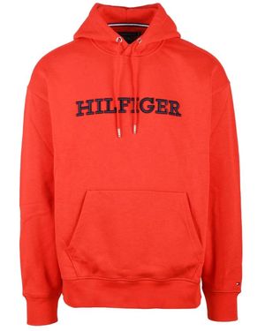 Tommy Hilfiger Hooded Sweatshirt - Rood