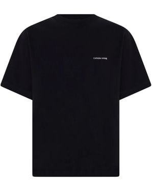 Canada Goose T-Shirts - Black