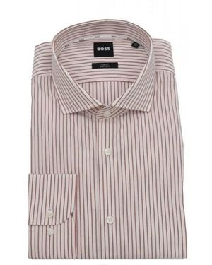 BOSS Formal Shirts - Red