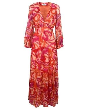 Dondup Maxi Dresses - Red