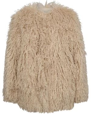 Haute L'Amitié Faux Fur & Shearling Jackets - Natural