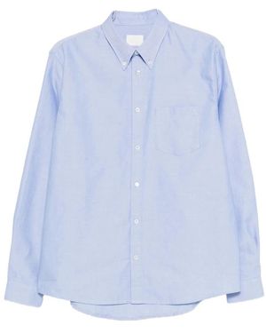 A.P.C. Overhemden ,Blauw ,Katoen Pocket Shirt