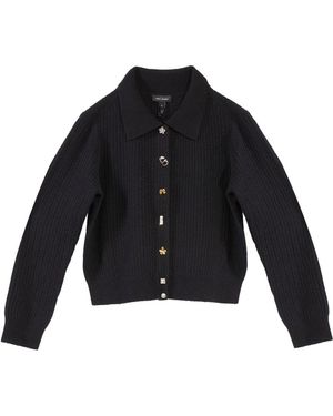 Marc Jacobs Truien & Vesten ,Zwart ,Wol Charm Cableknit Vest - Blauw