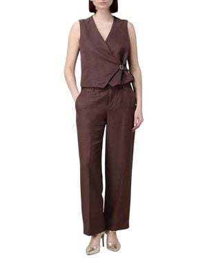PT01 Cropped Trousers - Rojo