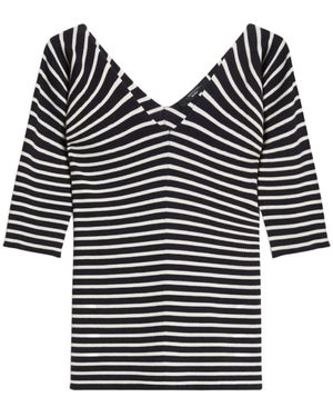 Weekend by Maxmara Viskose Polyester Strickwaren - Schwarz