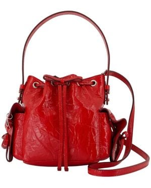 Acne Studios Bucket Bags - Red