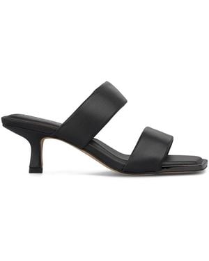 Alma En Pena. Heeled Mules - Black