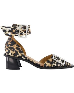 Ganni Court Shoes - Metallic