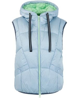 Marc Cain Sportief Gewatteerd Vest - Blauw