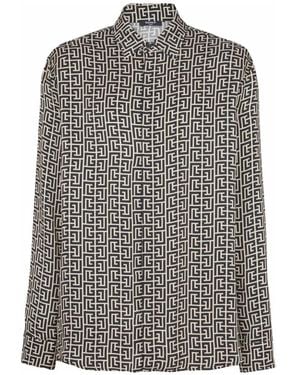Balmain Casual Shirts - Grijs