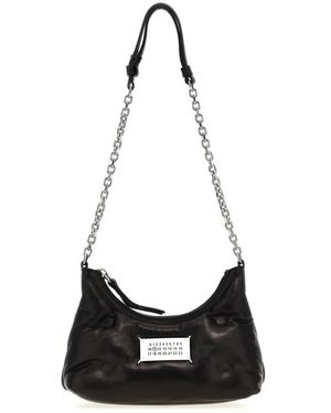 Maison Margiela Glam Slam Hobo Micro Schoudertas - Zwart