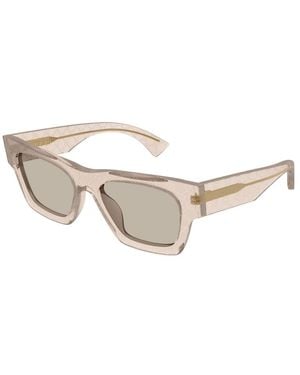 Gucci Quadratische Sonnenbrille - Natur