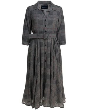 Samantha Sung Shirt Dresses - Grey