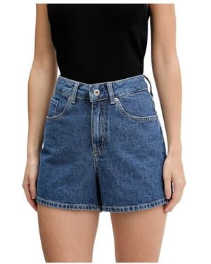 KARL LAGERFELD Denim Shorts - Blauw