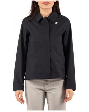 K-Way Stylische, Leichte Jacke - Schwarz