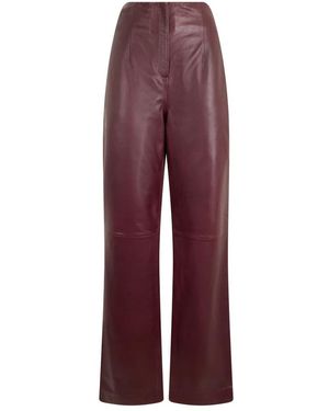 Alberta Ferretti Lederbroek - Rood