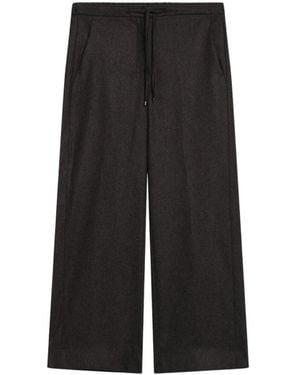 Max Mara Broeken ,Bruin ,Wol Smmfloria Broek - Zwart