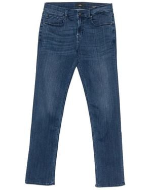 7 For All Mankind Straight Jeans - Azul