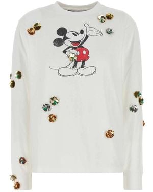 Coperni X Disney Mickey Embellished T-Shirt - White