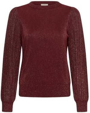 Kaffe Round-Neck Knitwear - Morado