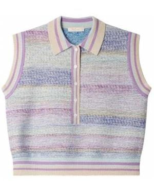 Mes Demoiselles Sleeveless Tops - Blu
