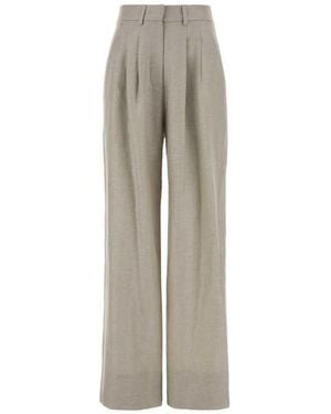 PT Torino Wide Trousers - Natural