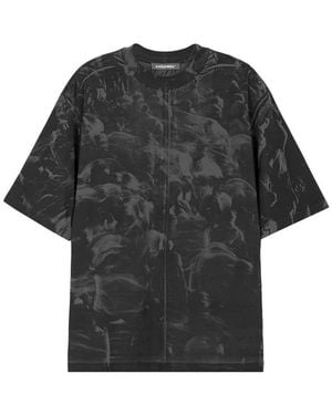A_COLD_WALL* Tops ,Grijs ,Katoen Bustle T-Shirt - Zwart