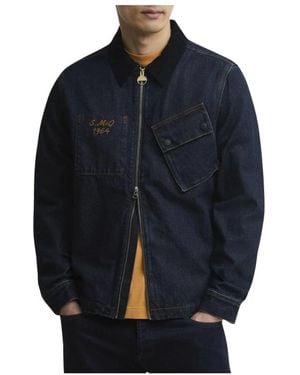 Barbour Denim Jackets - Bleu