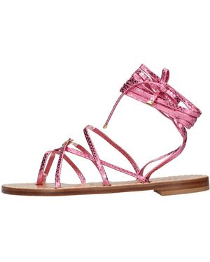 Emanuela Caruso Sandalen fuchsia - Pink