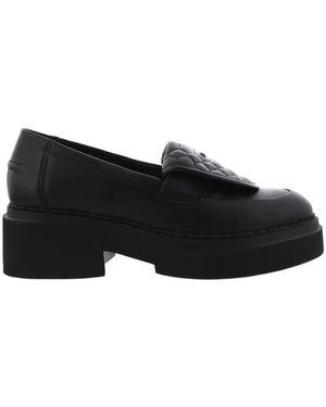Nubikk Schwarzer gatsby loafer schuh