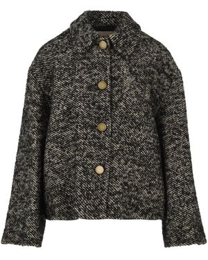 L'Autre Chose Jassen ,Zwart ,Zwarte Jas Voor Vrouwen