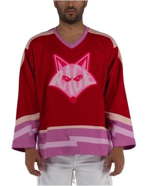 Members of The Rage Long Sleeve T-Shirts - Red