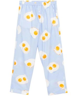 Moschino Straight Trousers - Blue
