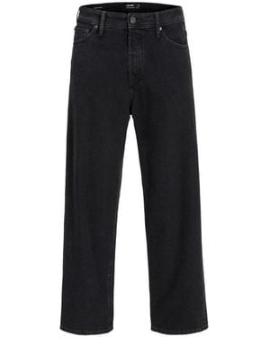 Jack & Jones Schwarze baumwollmischung jeans