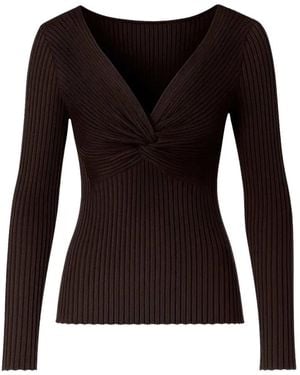 Andiata V-Neck Knitwear - Negro