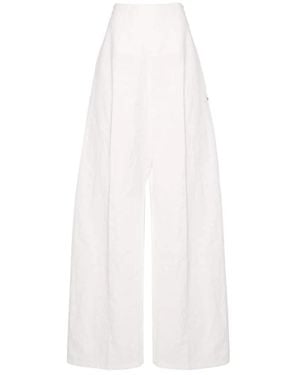 Sportmax Wide Trousers - White