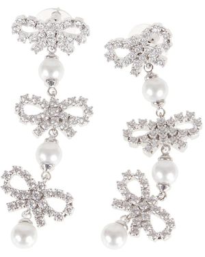 Self-Portrait Earrings - Blanco