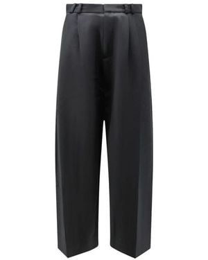 Studio Nicholson Broeken ,Zwart ,Wol Line Pant