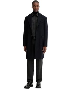 Barena Single-Breasted Coats - Negro