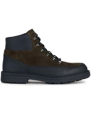 Geox Lace-Up Boots - Black