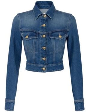 Elisabetta Franchi Denim Jackets - Blu