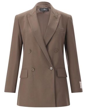 MM6 by Maison Margiela Blazers - Brown