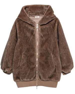 Liu Jo Faux Fur & Shearling Jackets - Marron