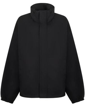 Gucci Kompakte Baumwoll-Canvas-Reißverschlussjacke - Schwarz