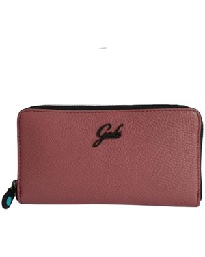 Gabs Rote Leder-Reißverschluss-Brieftasche