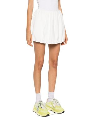 DUNST Mini Volumed Skirt - Weiß