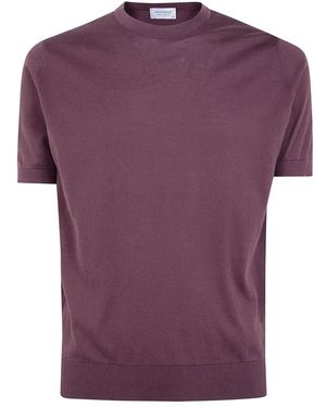 John Smedley T-Shirts - Lila