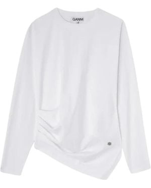 Ganni T-Shirts - Blanco
